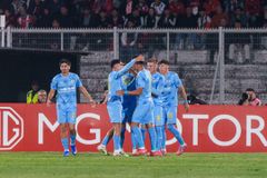 Fotografia 11 del partido Palestino vs Montevideo City Torque por la fase de grupos de la Copa Sudamericana 2026 en La Cisterna.