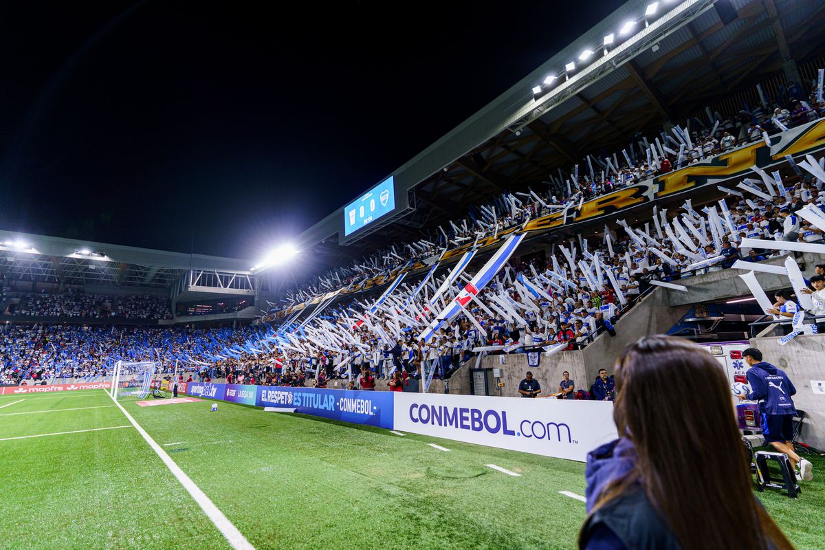 Fotografia 02 del partido Universidad Catolica vs Boca Juniors por la fase de grupos de la Copa Libertadores 2026.