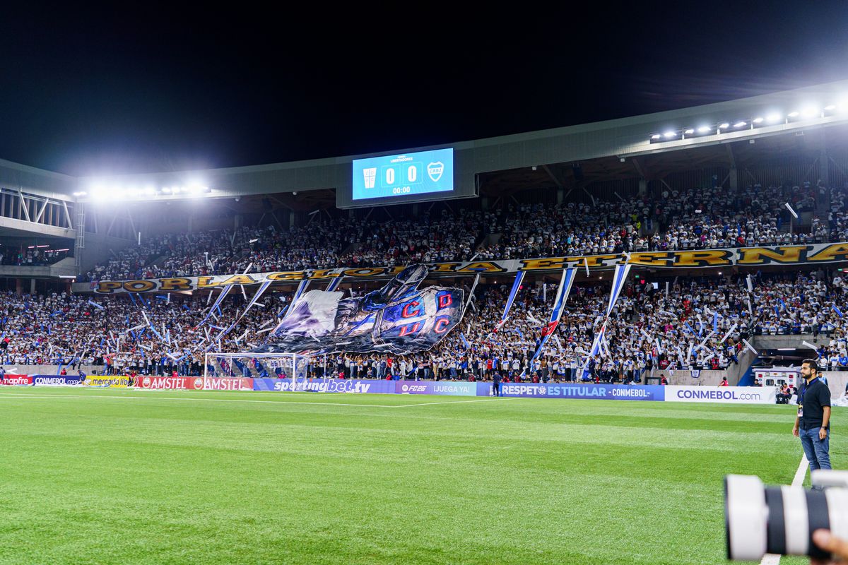 Fotografia 04 del partido Universidad Catolica vs Boca Juniors por la fase de grupos de la Copa Libertadores 2026.